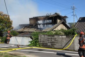 岡山県倉敷・児島で民家全焼