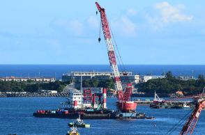 くい打ち試験、沖縄県が中止要請　防衛省、辺野古移設で作業開始