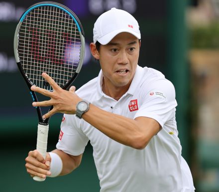 【速報】錦織圭 ウィンブルドン1回戦、再開後の第3セット獲得し勝利に王手＜男子テニス＞