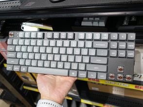 80%レイアウトの薄型メカニカルキーボード「Keychron K1 Max」が入荷
