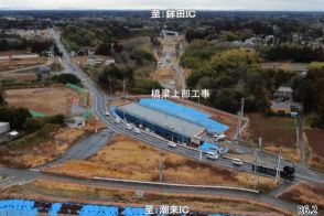 関東の「新たな高速道路PA」全貌明らかに トラックも嬉しい建設中区間で唯一の休憩施設