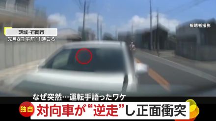 【独自】なぜ突然?対向車が“逆走”し正面衝突!　事故直後の運転手「意識失ってしまった」　茨城・石岡市