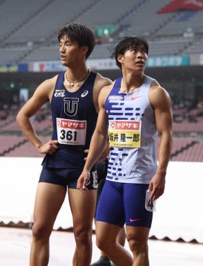 パリ五輪の陸上代表男子34選手リスト　男子100mに坂井隆一郎、やり投げにディーン元気ら