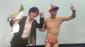 竹島宏の新曲「ハルジオンの花言葉」発売イベントに小島よしおが登場「皮がむけると思います」