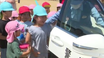 「スピードを出さないでね」幼稚園児が短冊で交通安全を呼びかけ 愛媛県西条市