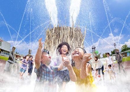 「モビリティリゾートもてぎ」ウォーターキャノン噴射でびしょ濡れに！涼しく遊べるイベント・アトラクションが盛りだくさん