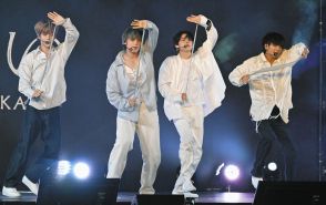 韓国の5人組グループ「TXT」、4大ドームツアーへ「期待に応えられるようなステージに」シングル発売イベント