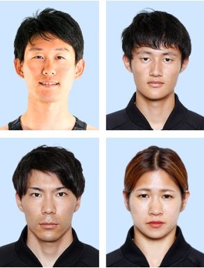 五輪陸上　茨城県勢4人　男子100東田　男子200鵜沢　男子400佐藤　女子やり投げ斉藤