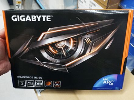 「Intel Arc A380」ビデオカードがGIGABYTEから、デュアルファンクーラーを搭載