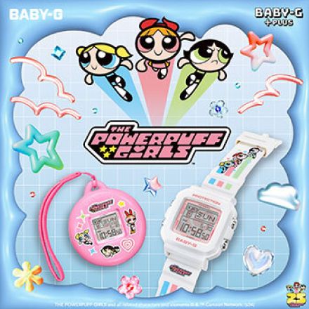 カシオ「BABY-G＋PLUS」、「パワーパフガールズ」とのコラボウォッチ