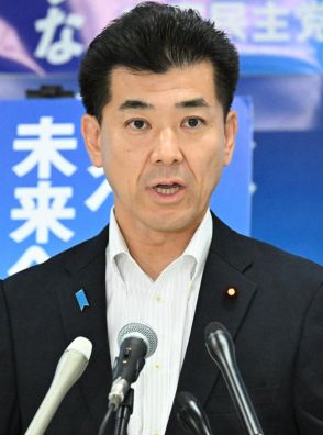 立憲・泉氏「こういう政治変えねば」　石破氏の「カネばらまき」発言