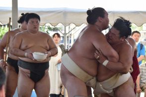 平戸海　猛暑の中で充実稽古　照ノ富士から金言もらい「ありがたいことです」