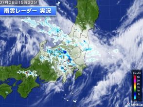関東に活発な雨雲　東京都心でも短時間に降る激しい雨・落雷・竜巻などの突風注意