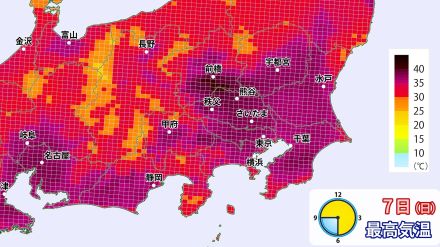 酷暑の七夕　東海から関東で40℃に迫る暑さ　熱中症警戒アラートは26都県に発表