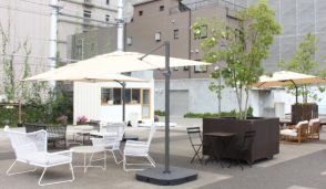 大分市祝祭の広場に平日限定のカフェ「祝祭ラウンジ」オープン　テーブルやソファは自由に利用可能「にぎわい創出へ」