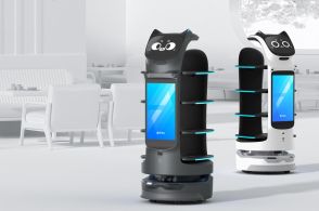 ガストなどで活躍する猫型配膳ロボットの新型「BellaBot Pro」が発表に