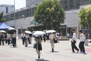 小田原３６度超え、海老名も猛暑日　神奈川県内に４日連続で熱中症警戒アラート