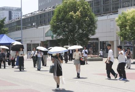 小田原３６度超え、海老名も猛暑日　神奈川県内に４日連続で熱中症警戒アラート