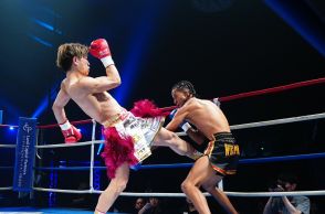 【K-1】横山朋哉が豪快KOでレオナ・ペタス挑戦と群馬県大会開催をアピール