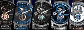 【スイス腕時計ブランド“クロノスイス”】仮想通貨をイメージしたブロックチェーンシリーズ全5種