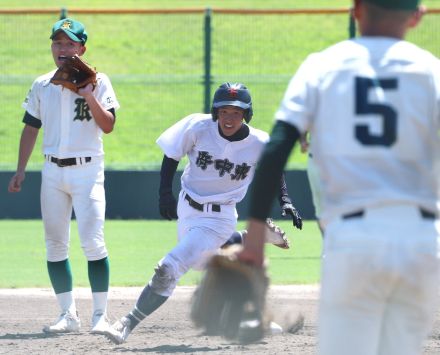 府中東の長打爆発　13得点で可部に大勝「ベスト8目指す」 全国高校野球選手権広島大会1回戦