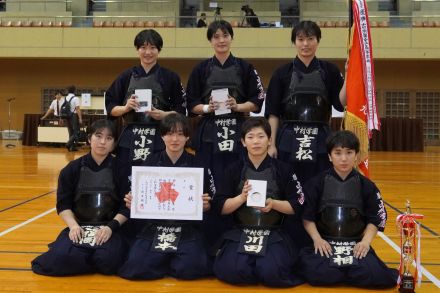 【全九州高校剣道】女子団体は中村学園女子2連覇、夏の玉竜旗7連覇へ「全員でつなぐ」