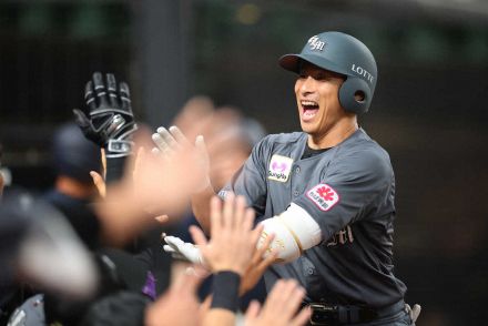 ロッテ　荻野がプロ15年目で初の代打本塁打　6回に左翼に1号ソロ「いいボディターンができた」