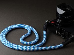 「ロックンロールカメラストラップ」のロープタイプに新色“ブルーウェーブ”