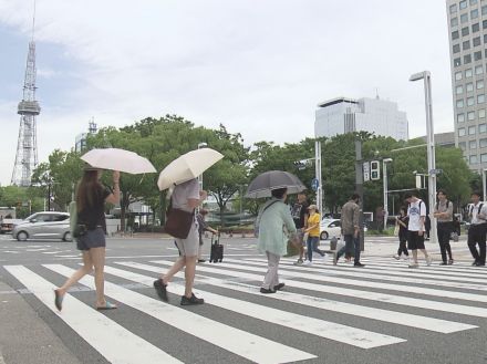 午前中から猛暑日の所も…8日も東海3県各地で朝から気温上昇「熱中症警戒アラート」が愛知と三重に