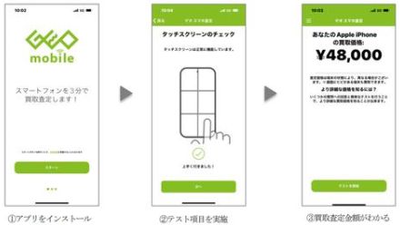 スマホの買取価格がすぐわかる！ 「ゲオ スマホ査定アプリ」が7月8日に配信