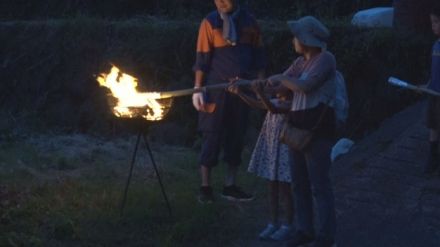 伝統行事「虫送り」　稲に付いた虫を追い払い豊作を願う　香川・小豆島町