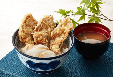 天丼てんや「うなとろ天丼」7月22日発売、うなぎ蒲焼きの天ぷら&十勝産とろろがのった“2024土用の丑の日”メニュー