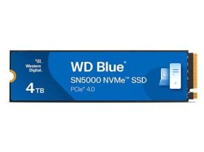 ウエスタンデジタル、容量4TBまで用意したPCIe Gen4対応NVMe SSD「WD Blue SN5000 NVMe SSD」を発表