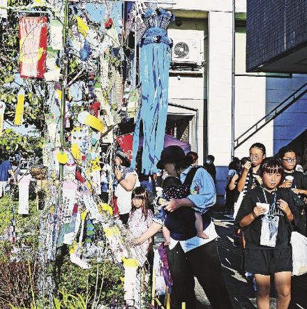 銀座商店街にぎわう　和歌山県田辺市で七夕まつり