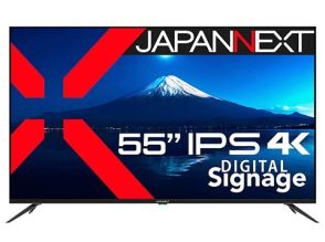 JAPANNEXT、IPSパネルを採用した55型4K液晶ディスプレイなど3製品