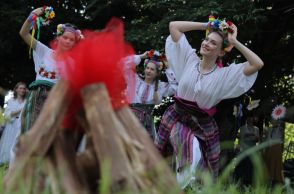川崎で「クパーラ祭」　ウクライナ伝統の夏祭り、避難民ら楽しむ