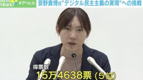 都知事選5位は東大卒のAIエンジニア！ 「AIあんの」「演説がうますぎる妻」も話題！ 安野貴博氏を直撃