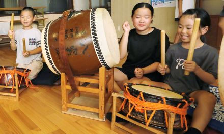 〝射和祇園〟練習に熱　13、14日に子供ばやし　三重・松阪