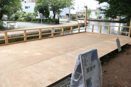 新たなにぎわいの創出へ　街中に5年ぶり納涼の川床　静岡・三島