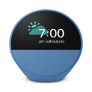 AmazonのAlexa対応スマートアラームクロック「Echo Spot」に新モデル　半円型ディスプレイ採用で1万1480円（期間限定／条件付きで5980円）