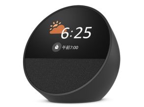 Amazon、カラフル筐体で表示カスタマイズもできる新型「Echo Spot」