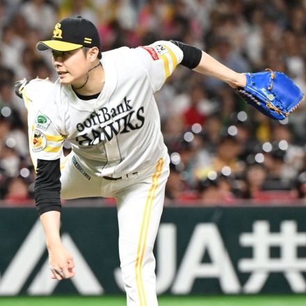 ソフトバンク松本裕樹、セを代表する大砲との「ドラフト1位対決」を熱望　監督選抜で10年目の初球宴　大津亮介、有原航平も選出