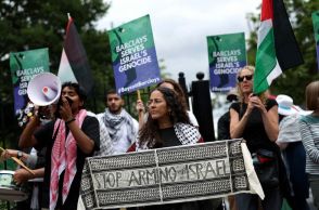 ウィンブルドン、スポンサー企業に抗議デモ　イスラエル「支援」で