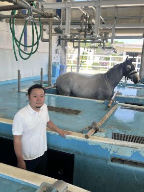 馬も人もいい湯だな　福島・いわき市JRA常磐支所、歴史ある名湯にリハビリ施設