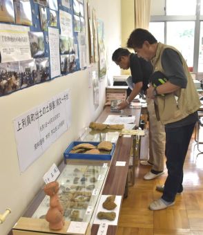 縄文時代の土器片、70点展示　茨城・常陸太田