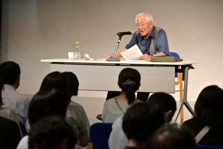 学校図書館「学び場に」　塩見氏講演　役割の重要性強調　茨城・日立