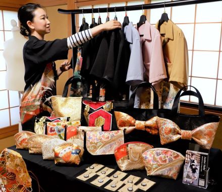 「KIMONO」の伝統美をパリで発信、奈良のデザイナーがジャパンエキスポに出品