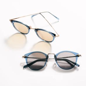 【おしゃれな大人のサングラス】「アイヴァン」限定モデルは、藍染をイメージしたブルーが魅力