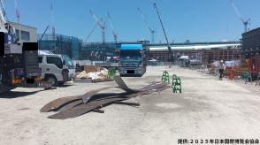【万博】10ｍ『鋼材』落下の中国パビリオン　原因は『吊り具』の損傷と判明　安全性確認され工事再開へ