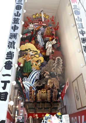 能登の復興祈る「飾り山笠」　博多の人形師、絵師題材に